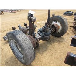 TRUCK TRACTOR DRIVE AXLE W/TIRES & RIMS