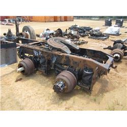 CUT OFF TRACTOR FRAME W/ T/A, FIFTH WHEEL HITCH, AIR RIDE