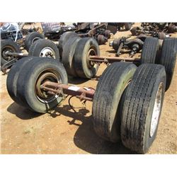 TRAILER AXLE W/TIRES & RIMS