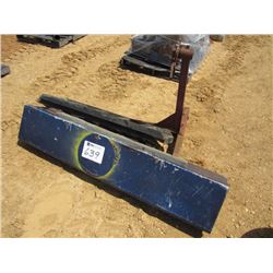 1 LOT MISC TOOL BOX. TRAILER RAMPS, ENGINE STAND