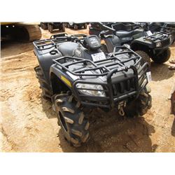 ARCTIC CAT 650 H1 4X4 4-WHEELER, S/N 4JF06ATV661238415, WINCH, FRONT BUMER, FRONT & REAR RACKS, 29.5