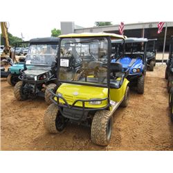 R/T ELECTRIC GOLF CART, S/N 051007, REAR RACK, BUILT IN CHARGER