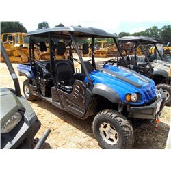 2014 BENCHE BIGHORN 700 4X4 CREWCAB ATV, S/N LWGMDYZ60EB000555, GAS ENGINE, TILT BED, CANOPY, WINCH,