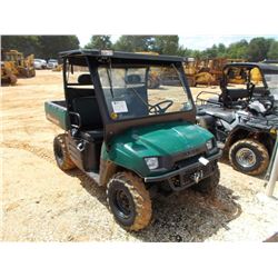 2005 POLARIS RANGER 4X4 ATV, S/N 4XARD50A55D4S8125, GAS ENG, TILT BED, CANOPY, WINDSHIELD, WINCH, ME