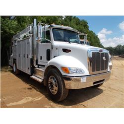 2015 PETERBILT PB337 S/A SERVICE TRUCK, S/N 2NP2HJ6X5FM267182, 4X2, PACCAR/CUMMINS PX DIESEL ENG, AL