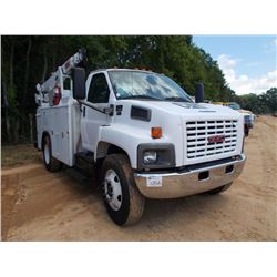 2005 GMC C7500 SERVICE TRUCK, S/N 1GDJ7C1325F519481, DURAMAX DIESEL, 6 SPD TRANS, IMT BED, IMT 10,00