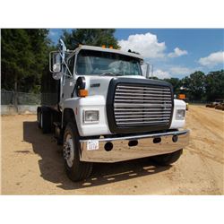 1995 FORD L9000 T/A WATER TRUCK, S/N 1FD2W90T45VA55511, CAT DIESEL ENG, 8LL TRANS, 40K REARS, 16K FR