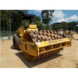 SAKAI SV510TF VIBRATORY ROLLER, S/N 10150, 84" PADFOOT DRUM, CANOPY, METER READING 3,336 HRS