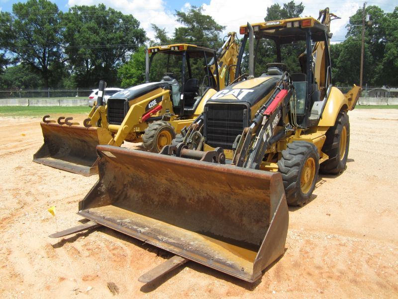 CAT 420E IT 4X4 LOADER BACKHOE, S/N KMW01150, (07 YR) GP BUCKET, FORKS