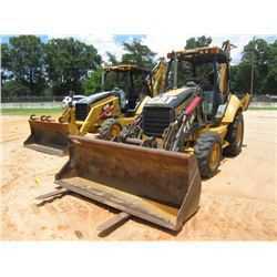 CAT 420E IT 4X4 LOADER BACKHOE, S/N KMW01150, (07 YR) GP BUCKET, FORKS, QUICK COUPLER, 24" HOE BUCKE