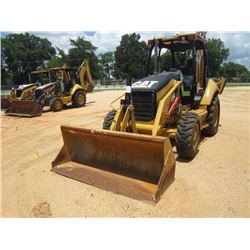 CAT 416E 4X4 LOADER BACKHOE, S/N LMS01539, (11 YR) GP BUCKET, CANOPY, METER READING 454 HRS