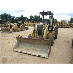 CAT 426B LOADER BACKHOE, S/N 5YJ01694, GP BUCKET, CANOPY, METER READING 7,918 HRS