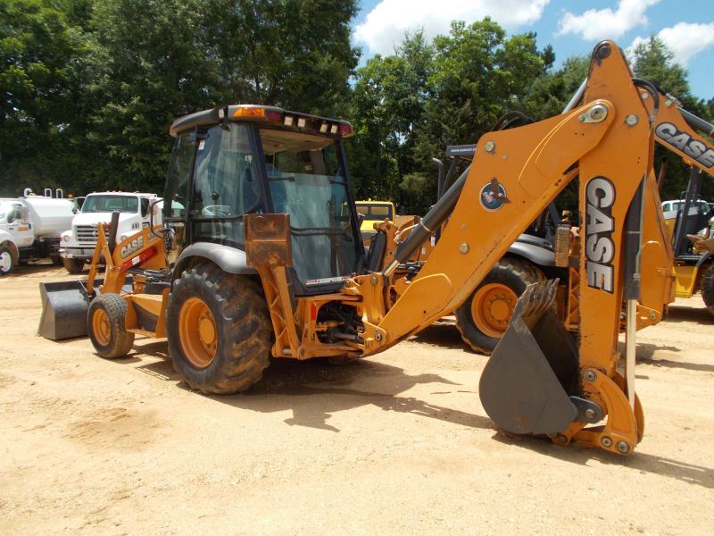 CASE 580 SUPER N BACKHOE LOADER, S/N CC564353, (12 YR) GP BUCKET, 24" HOE BUCKET, ECAB W/AIR, METER