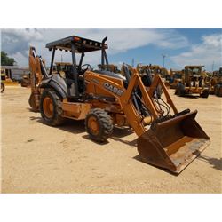 CASE 580N 4X4 LOADER BACKHOE, S/N 560100, (12 YR) GP BUCKET, 24" HOE BUCKET, CANOPY, METER READING 1