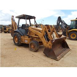 CASE 580 SUPER L II 4X4 LOADER BACKHOE, S/N Z69194, MP BUCKET, 18" HOE BUCKET, CANOPY, METER READING