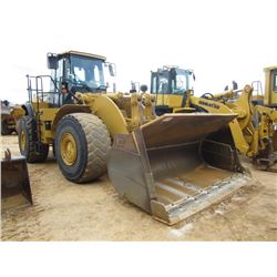 CAT 980H WHEEL LOADER, S/N JMS05889 (11 YR) 7YD BUCKET W/LINER, ECAB W/AIR, 29.5R25 TIRES, (SERVICE 