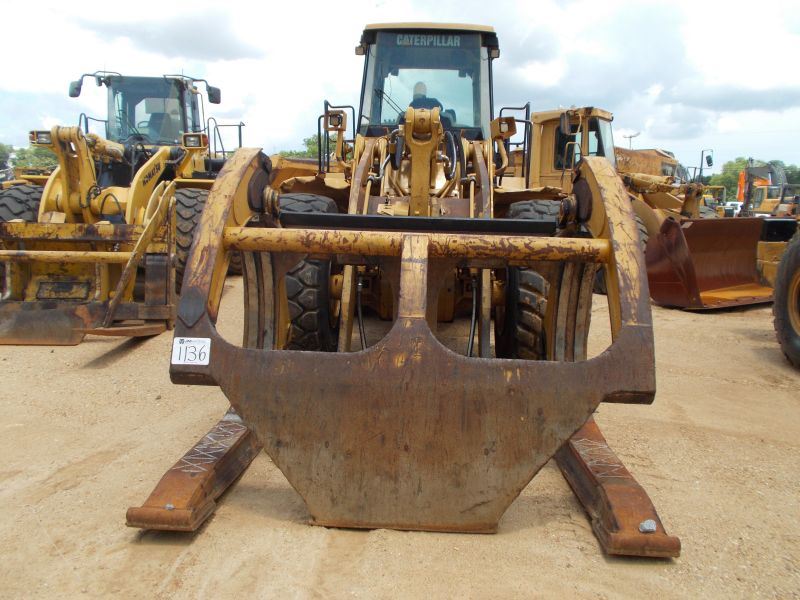 CAT 966H WHEEL LOADER, S/N A6D00406, (06 YR) CAT FORKS W/TOP CLAMP