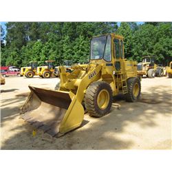 JOHN DEERE 444E WHEEL LOADER, S/N 000985, GP BUCKET, ECAB, 15.5-25 TIRES, METER READING 4,500 HRS