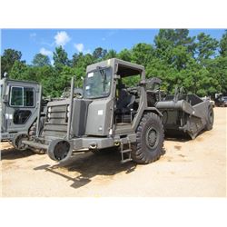 CAT 613C II MOTOR SCRAPER, S/N 9FM00145, CANOPY, 23.5-25 TIRES, METER READING 15 HRS (MILITARY/ COUN