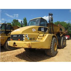 CAT 740 ARTICULATED DUMP,S/N B1P01858, (07 YR) ECAB W/AIR, 29.5R25 TIRES, METER READING 16,043 HOURS