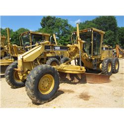 CAT 140H VHP MOTOR GRADER, S/N 2ZK04948, (2000 YR) 14' HYD MOLDBOARD W/TIP CONTROL, ECAB W/AIR, 14.0