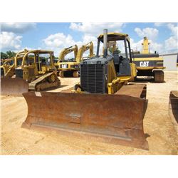 JOHN DEERE 700J LGP CRAWLER TRACTOR, S/N 128709, (06 YR) 6 WAY BLADE, CANOPY, METER READING 4,348 HR