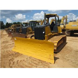 JOHN DEERE 700J LGP CRAWLER TRACTOR, S/N 157080, (08 YR) 6 WAY BLADE, CANOPY, METER READING 4,411 HR