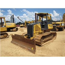 JOHN DEERE 650J LGP CRAWLER TRACTOR, S/N 127703, (06 YR) 6 WAY BLADE, CANOPY, METER READING 5,593 HR