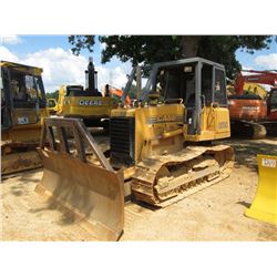 CASE 850G CRAWLER TRACTOR, S/N 296063, SIX WAY BLADE, CANOPY, SWEEPS, SIDE & REAR SCREENS, METER REA