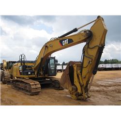CAT 329EL HYDRAULIC EXCAVATOR, S/N PLW00484 (12 YR) 10'6" STICK, 30" BUCKET, QUICK COUPLER, AUX HYD,