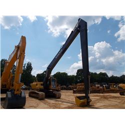 VOLVO EC290B LR HYDRAULIC EXCAVATOR, S/N 13559, (05 YR) LONG REACH, 60" BUCKET, ECAB W/AIR, METER RE
