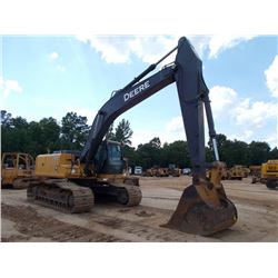 JOHN DEERE 270D LC HYDRAULIC EXCAVATOR, S/N 703192, (06 YR) 12' 6" STICK, 60" BUCKET, ECAB W/AIR, ME