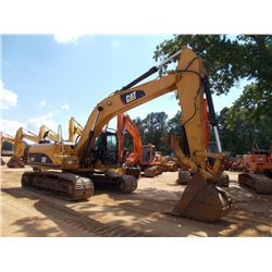 CAT 324DL HYDRAULIC EXCAVATOR, S/N JJG00829, (08 YR) 9'8" STICK, 36" BUCKET, HYD THUMB, ECAB W/AIR, 