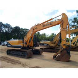 HYUNDAI ROBEX 210LC-9 HYDRAULIC EXCAVATOR,S/N AC0001209, (12 YR) 9' 8" STICK, 42" BUCKET, HYD THUMB,