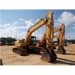 JOHN DEERE 200C LC HYDRAULIC EXCAVATOR, S/N 505210,(04 YR) 9'6" STICK, 42" BUCKET, AUX HYD, ECAB W/A