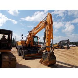 HYUNDAI 170W-9 WHEELED EXCAVATOR, S/N 2VC00000164, (12 YR) 7'6" STICK, AUX HYD, 36" BUCKET, ECAB W/A