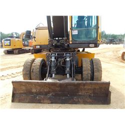 VOLVO 180B WHEELED HYDRAULIC EXCAVATOR, S/N 180BV8751305, 8' 8" STICK, 60" CLEANOUT BUCKET, WRIST-O-