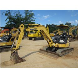 KOMATSU PC 40 MR-2 MINI EXCAVATOR, S/N 8539, 4' 9" STICK, 21" BUCKET, AUX HYD, BACK FILL BLADE, CANO