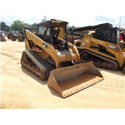 CAT 287B SKID STEER LOADER, S/N ZSA01274, (05 YR) TRACK TYPE, GP BUCKET, CANOPY, METER READING 785 H
