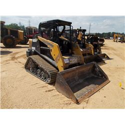 ASV PT60 SKID STEER LOADER, S/N PTE02300, TRACK TYPE, CANOPY, METER READING 1,428 HRS