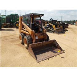 CASE 1840 SKID STEER LOADER, S/N JAF0312604, GP BUCKET, CANOPY, METER READING 2,741 HRS