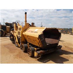 BLAW KNOX PF161 ASPHALT PAVER, S/N 177605, 8' - 14' SCREED, METER READING 5,218 HRS