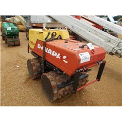 DYNAPAC LP8504, TRENCH ROLLER S/N 18501055, 34" PADFOOT DOUBLE DRUM ROLLER