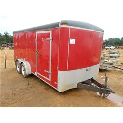 RC 7'X16' T/A SERVICE TRAILER, S/N M015505, TANK MTD, AIR COMPRESSOR, HONDA GAS ENG, OIL, HYD, GREAS