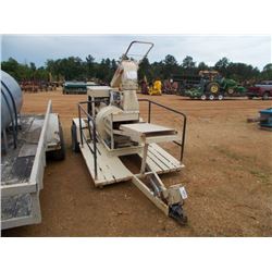 FINN B70-T STRAW BLOWER, S/N SE-3360, KUBOTA DIESEL, 205/50R15 TIRES