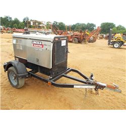 LINCOLN VANTAGE 400 WELDER/ GENERATOR, S/N K240-3, (11 YR) METER READING 1,647 HRS (TRAILER MTD)