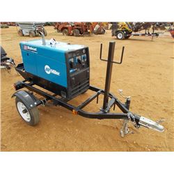 MILLER BOBCAT 250 WELDER, GENERATOR, S/N MB170380A, (11 YR) METER READING 59 HRS (TRAILER MTD)