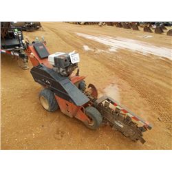 DITCH WITCH 1020 WALK BEHIND TRENCHER, S/N 110448, HONDA 11.0 GAS ENG,