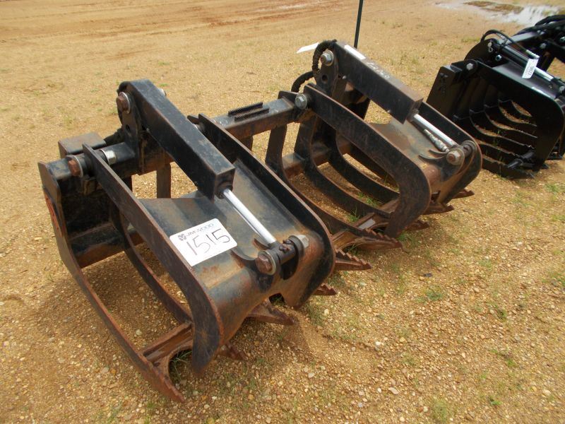 6' TRASH RAKE W/TOP CLAMPS, FITS SKID STEER LOADER - J.M. Wood Auction ...