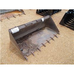 60" GP BUCKET W/ TEETH, FITS SKID STEER